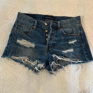 Aeropostale Boyfriend Short Jean Shorts